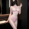 Sex underwear Sexy perspective Hollow can tear large size hip wrap Passion free net suit Young women's fun underwear