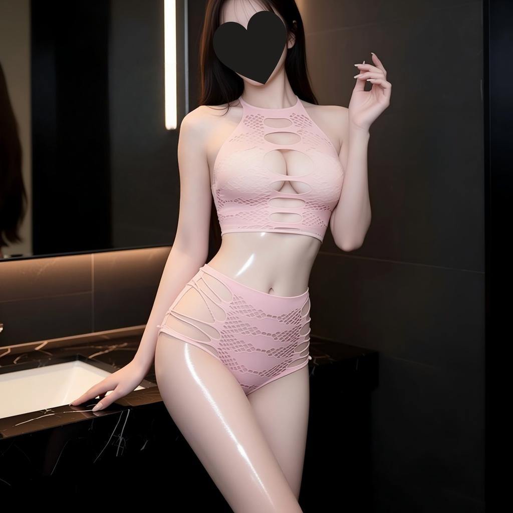 Sex underwear Sexy perspective Hollow can tear large size hip wrap Passion free net suit Young women's fun underwear
