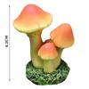 Mini Artificial Mushroom Figurine Resin Simulate Fake Mushroom Miniatures Fairy Garden Miniature Landscape Lawn Decorations