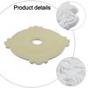 White Circular PU Lamp Panel Ceiling Cover for Fan Light Decoration 39cm Size