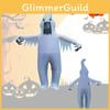 White Ghost Inflatable Costume For Halloween Party Cosplay Festive Venue Decoration Sewing Craft