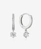 St.Scott London Shine Drop One-Touch Earrings Stj-Eb1735Wg