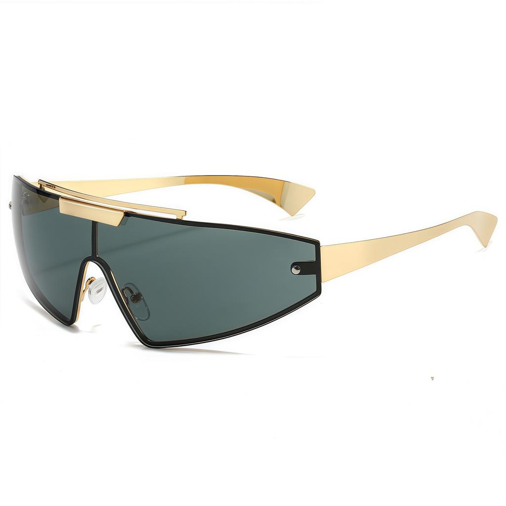 Luxury Oversized Square Integrated Type Women Sunglasses Sports Cycling Glasses Eye Protection Windproof Men Sun Glasses UV400