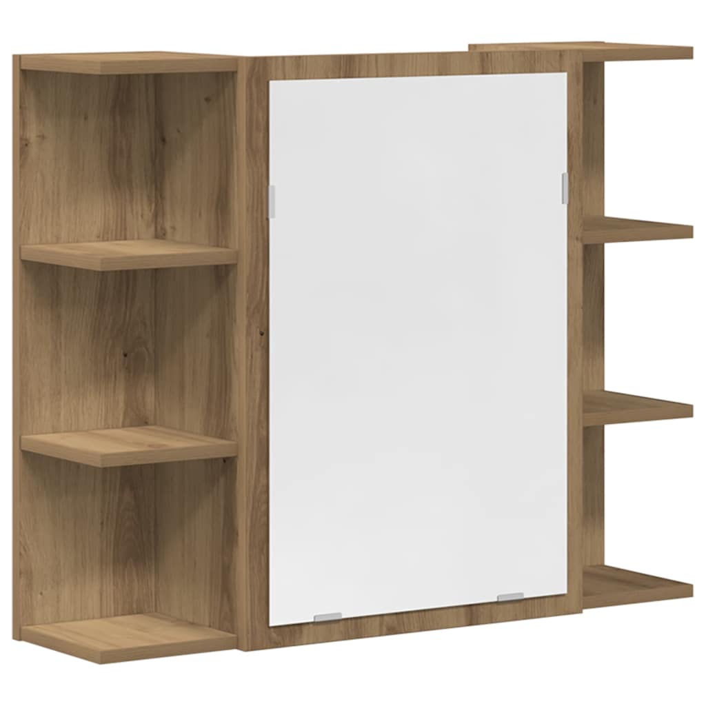 4 Piece Bathroom Furniture Set Artisan Oak Wood Based Material
