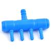 10Pcs Plastic Aquarium Air Splitter 4/5/8mm Oxygen Gas Diverter  for Fish Tank Air Pump Oxygenation