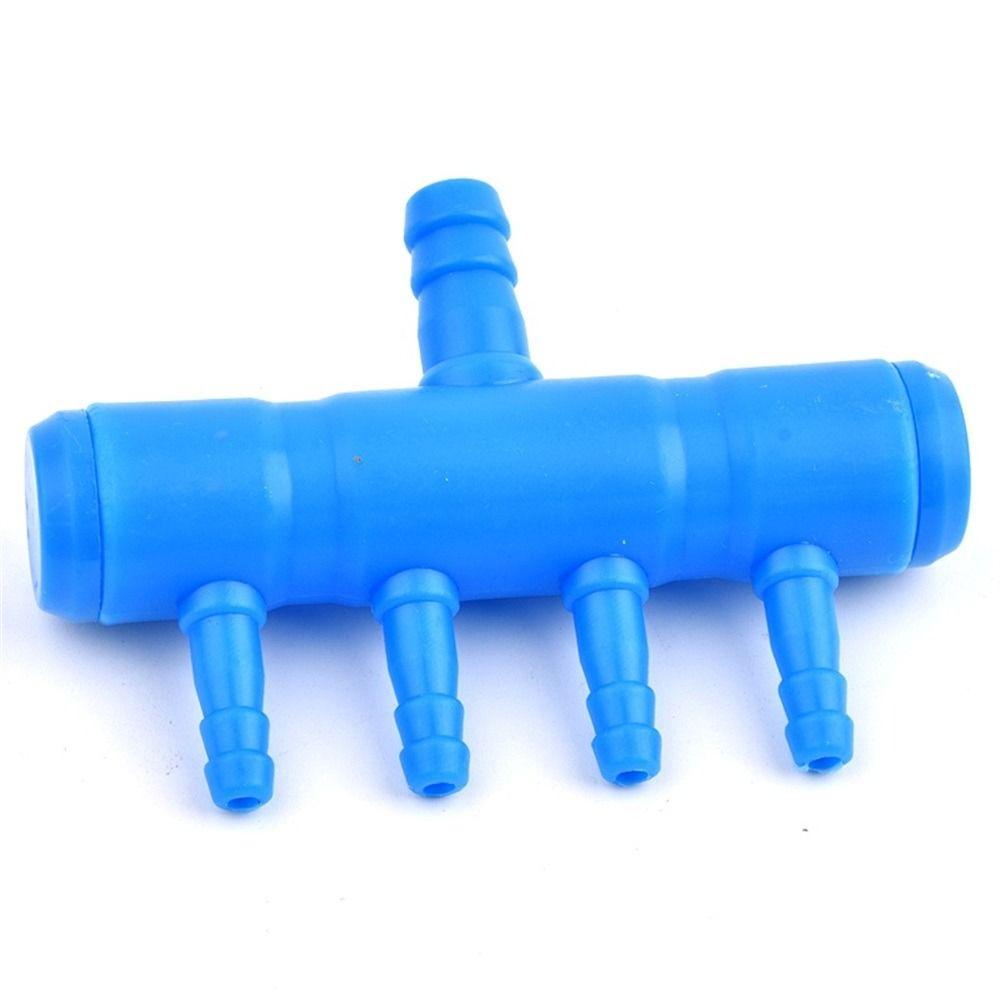 10Pcs Plastic Aquarium Air Splitter 4/5/8mm Oxygen Gas Diverter  for Fish Tank Air Pump Oxygenation