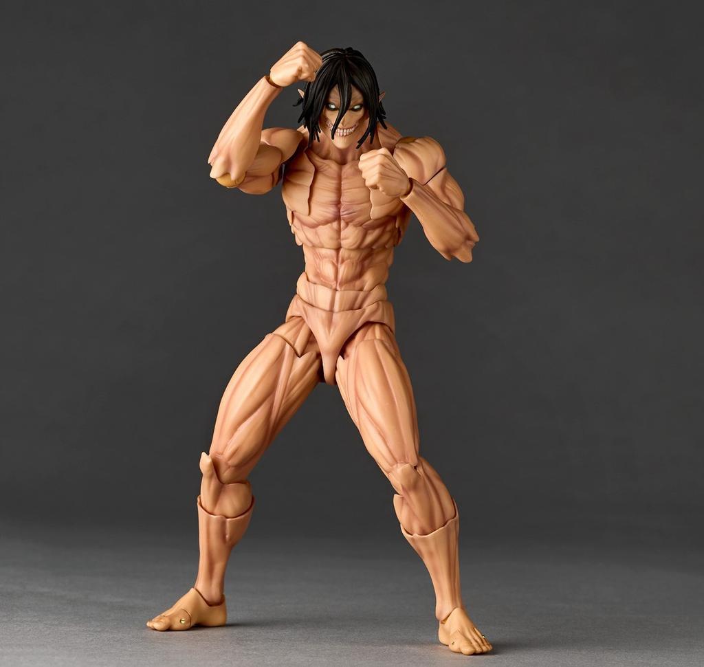 Attack on Titan Anime Τιτάνας Eren Yeager με Πανοπλία Αρθρωτές Αρθρώσεις Κινητό Μοντέλο Φιγούρας Παιχνίδια 15cm