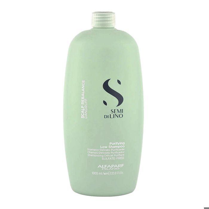 Alfaparf Semi Di Lino Scalp Rebalance Purifying Low Shampoo 1000ml - Shampooing Antipelliculaire Purifiant