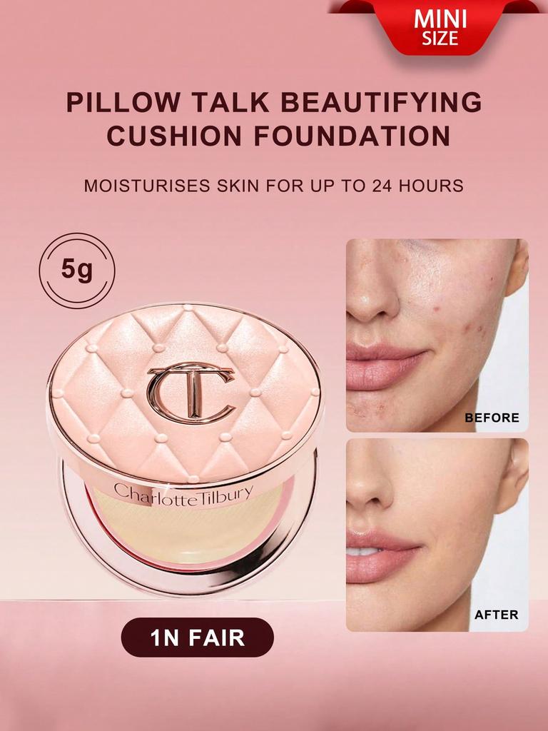 Charlotte Tilbury 1C Fair Pillow Talk Cushion 5g Beautifying Radiant Base