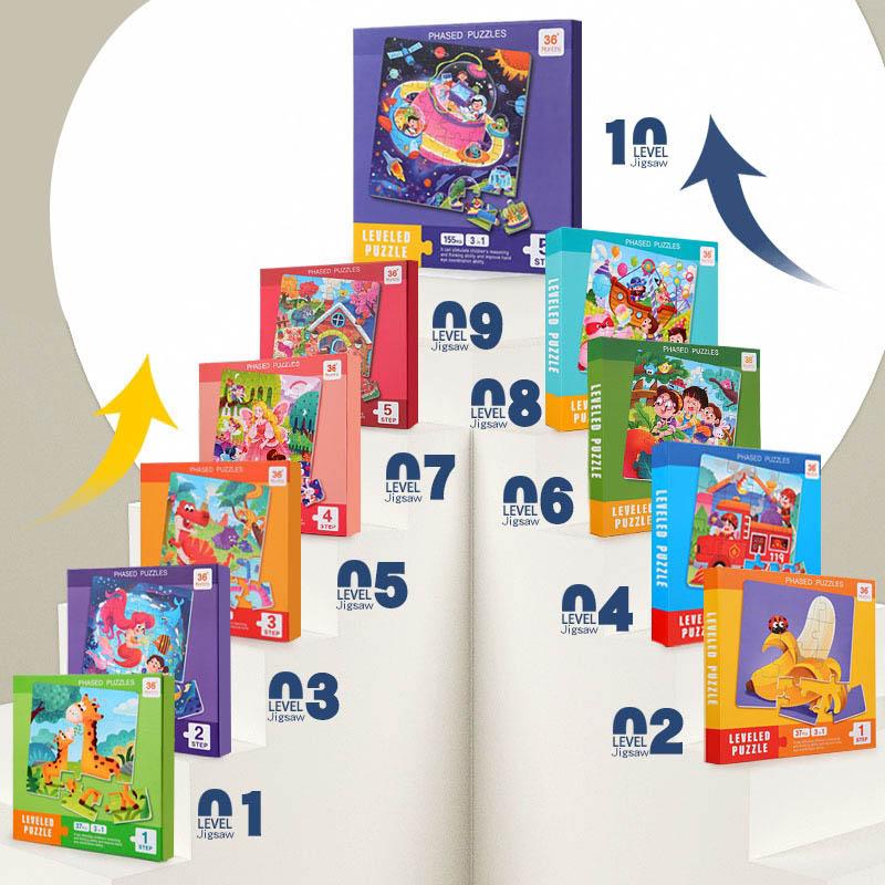 Magnetic Puzzle - Level 3 - Pirates, Guard, Dinosaurs