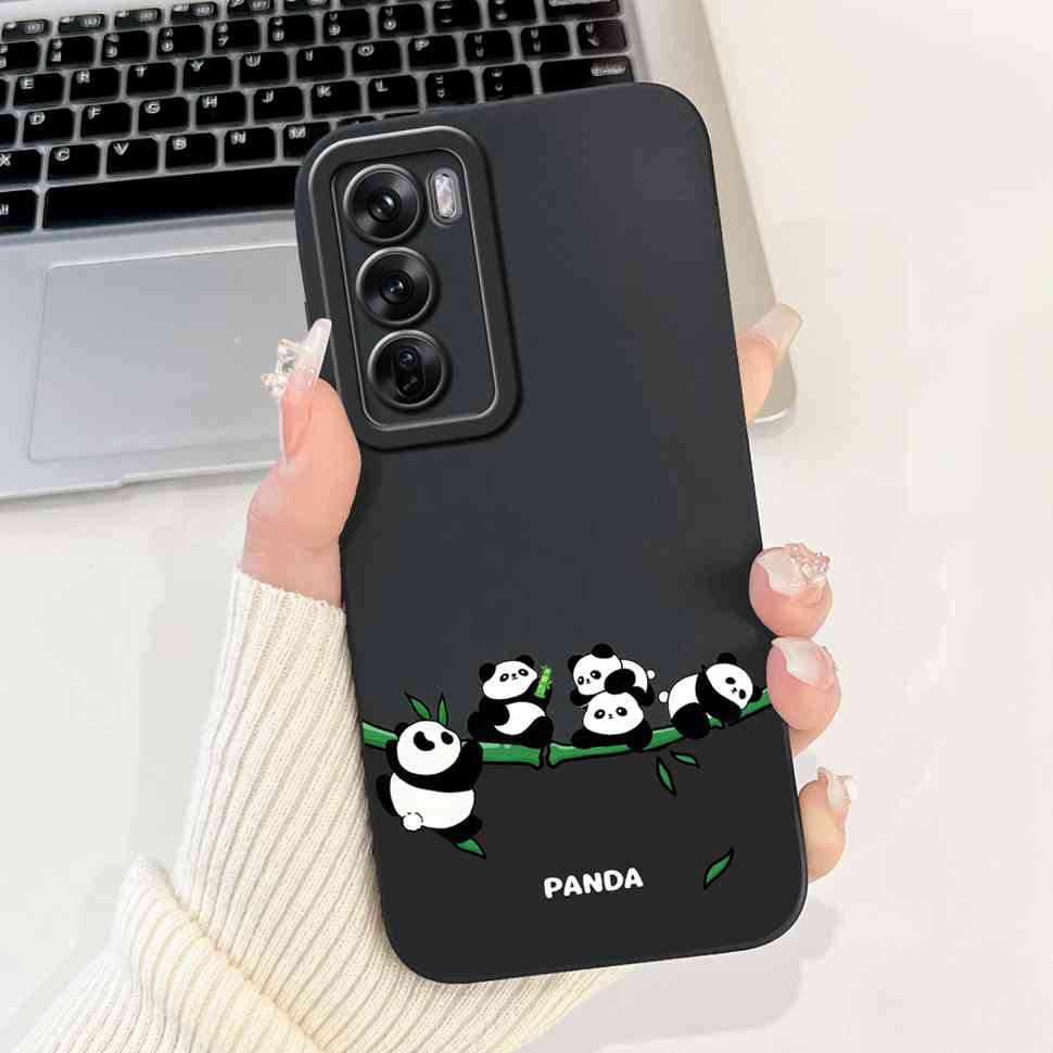 Silicone Case For Oppo Reno12 5G Colorful Small Cat Soft Cover For Oppo Reno 12 F 12F Reno12 FS 5G Protectors Cases Coque