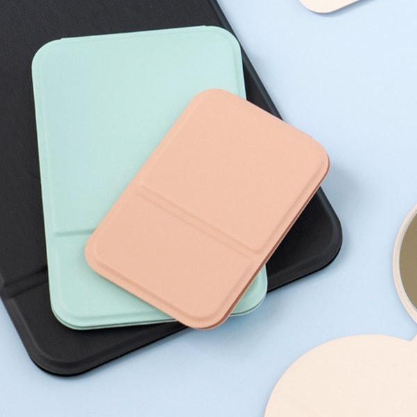 Pink Cover Stand Square Mirror Small