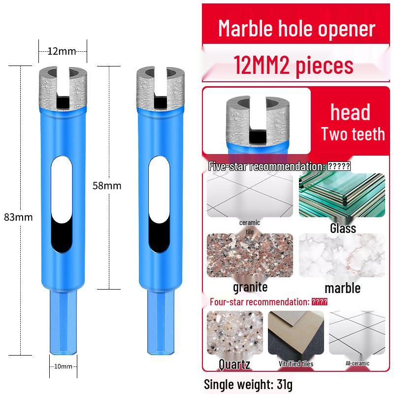 מקדחה למרבל, אריחים, אבן, גרניט ובטון לקידוח יבש