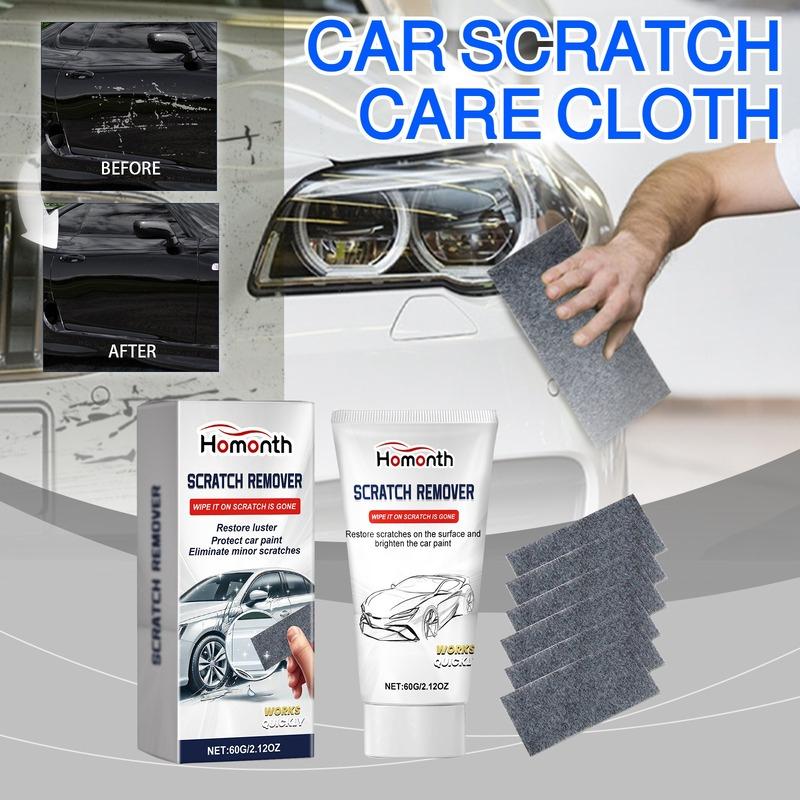 60g Car Scratch Remover Nano Flash Cloth Care Kit Car Paint Scratch Polishing Conditioner Auto Compound Maintenance Repair Tool