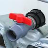 VP 1PC New IBC Tank Adapter 75mm To 60mm Coarse Thread Fittings Garden Water Tank Connector