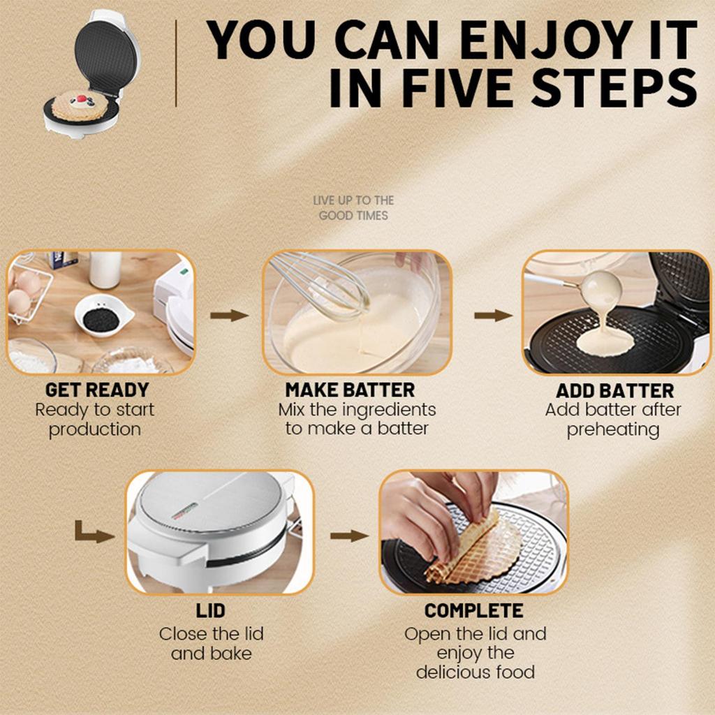 Household crispy egg roll machine pancake machine pancake breakfast machine electric baking pan