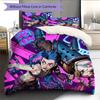 Jinx  Pattern Bedding Quilt Set  Home Decoration  Gift (1 * duvet cover + 2 * pillowcase  without core)