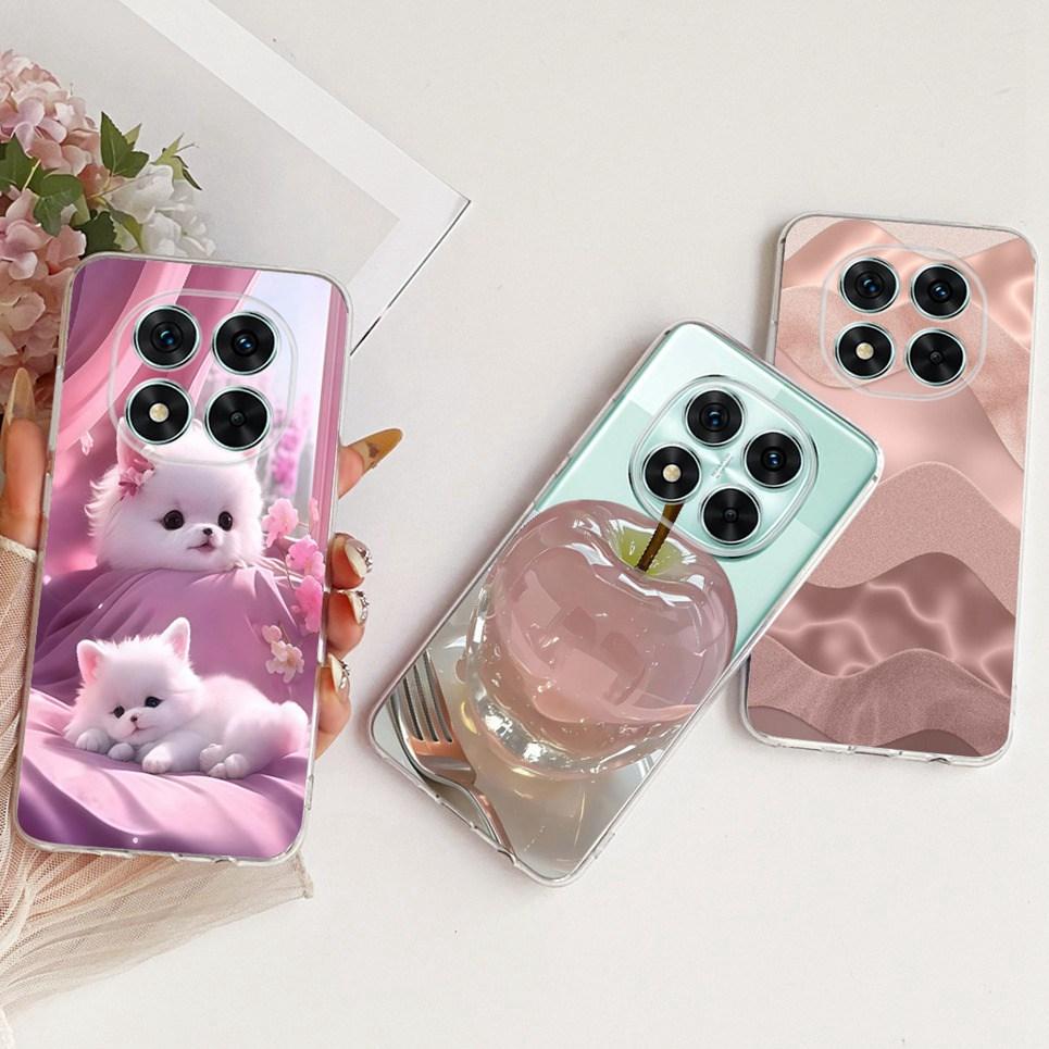 Soft Clear Casing For Xiaomi Redmi Note 14 Pro 4G 5G Note 14s 14 Europe Phone Case Cartoon Cat Dragon Flower Butterfly Cover