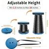 2PCS Klapp Teleskop Hocker Outdoor Tragbaren Klappstuhl Angeln Hocker Queuing Reise Mazar Haushalts Stuhl