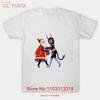 Father Christmas And Krampus Dancing Made In Australia T Shirt S 5xl Vintage Unisex Breathable Fashion Graphic Versatile