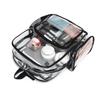 Large Capacity Waterproof Transparent PVC Backpack for Students and Travelers