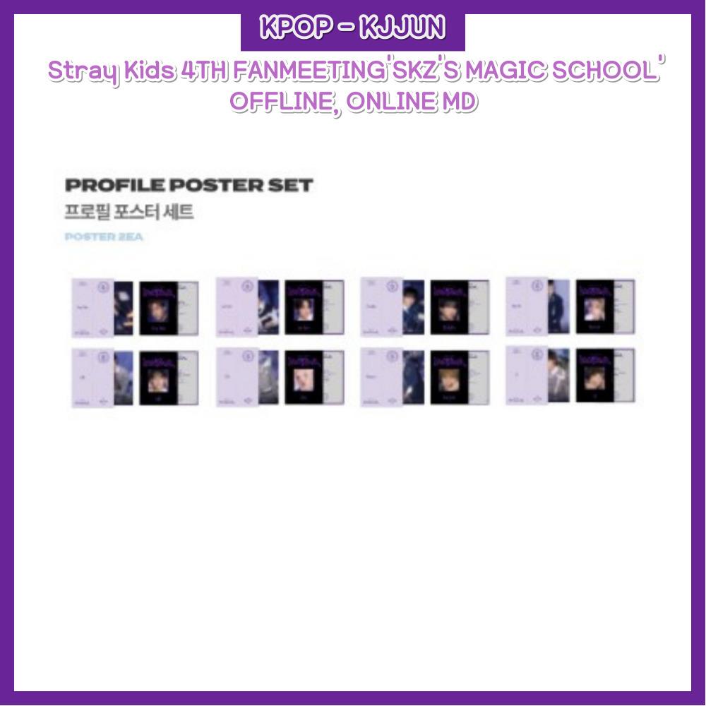 

НАБОР ПРОФИЛЬНЫХ ПОСТЕРОВ ЧЕТВЕРТОЙ ФАНВСТРЕЧИ Stray Kids «ШКОЛА ВОЛШЕБСТВА SKZ»
