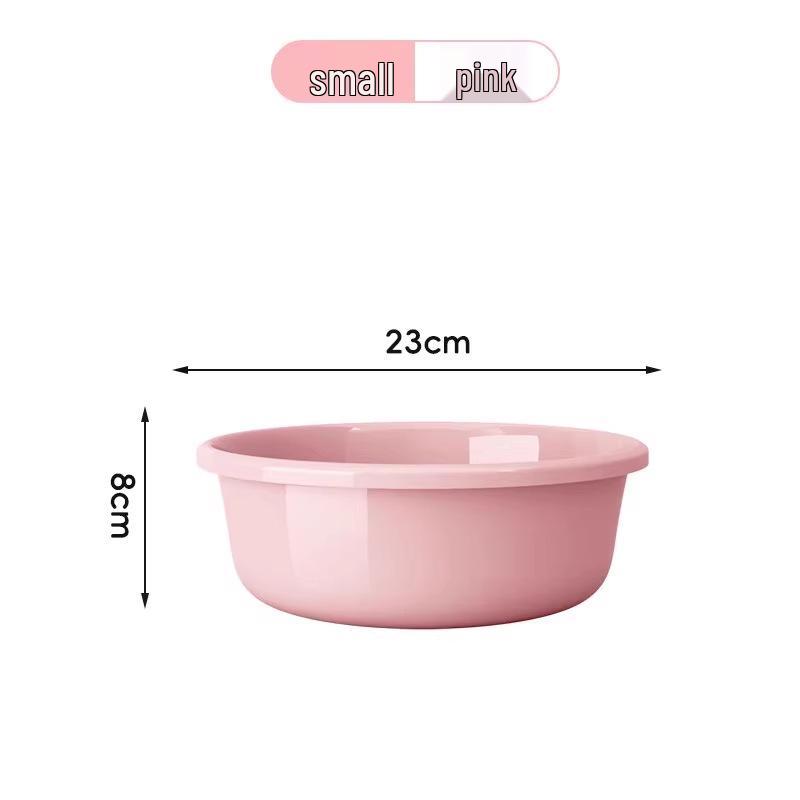 Large Durable Multi-Purpose Plastic Wash Basin for Dorms and Babies