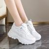 Korean version of the little dad shoes with heightened thick soles 2025 new mesh breathable summer casual sports shoes