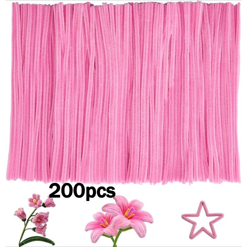 200pcs Pipe Cleaners Craft Bulk,DIY Games Gifts,Arts Crafts,Art Supplies for Creative DIY Room Decor, Halloween Christmas Decor