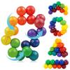 Sensory Fidget Toys DIY 3D Rotating Educational Balls Stress Anxiety Relief ADHD Cool Desk Toy Calm Down Travel Airplane Toys