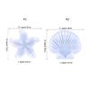 Starfish Resin Molds Silicone Wall Decor Mold Seashell Casting Epoxy Resin Molds