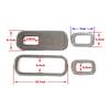 For Mercedes Benz A Class W177 -  A180 A200 A220 A250 Window Lift Switch Adjust Panel Crystal Sticker Diamond Trim