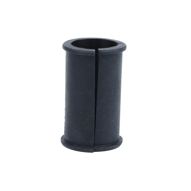 4 Pcs Black Rubber Mic Spacer Sleeves High Quality Elastic Anti-Drop for Outdoor Events Broadcast Voice Recording