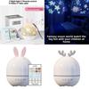 Romantic Bunny Starry Sky Night Light With Bluetooth And Sleep Timer For Children Bedroom Decor