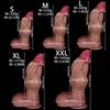 Oversized Realistic Silicone Dildo Anal Plug Adult Toy for Female Pleasure
