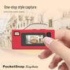 Retro HD Pixel CCD Portable Mirrorless Thumb-Operated Camera for Students and Travel