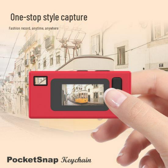 Retro HD Pixel CCD Portable Mirrorless Thumb-Operated Camera for Students and Travel