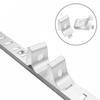 12Pcs Aluminum Alloy Pilaster Shelf Clips Adjustable Shelf Support Pegs for Home Office Industrial Shelving Laminate Glass Metal