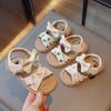 Fashion Embroidered Soft Sole Princess Sandals For Kids Girls Summer Beach Shoes