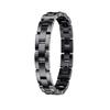 Magnetic Therapy Bracelet Men Women Geometric Stainless Steel Chain With Hematite Beads Anti-Fatigue Health Jewelry