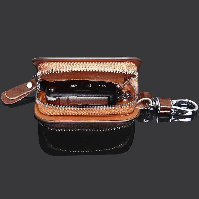 2025 Hot 100% New Leather car key cover key case For Mazda CX-3 CX-30 CX-5 CX-8 CX-9 MX-5 MX-30 BT-50 Mazda2 Mazda3 Mazda6 Car a