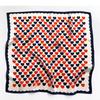 Fashion 45x45CM Silk Scarf Headscarf/hair Wrap Geometric Pattern Neckerchief Printed Minimalist Square Scarf Women Headwear