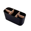 Toothbrush Holders For Bathrooms 5 Slots Toothpaste Organizer With Bamboo Divider Bathroom Accessories Storage-A79G
