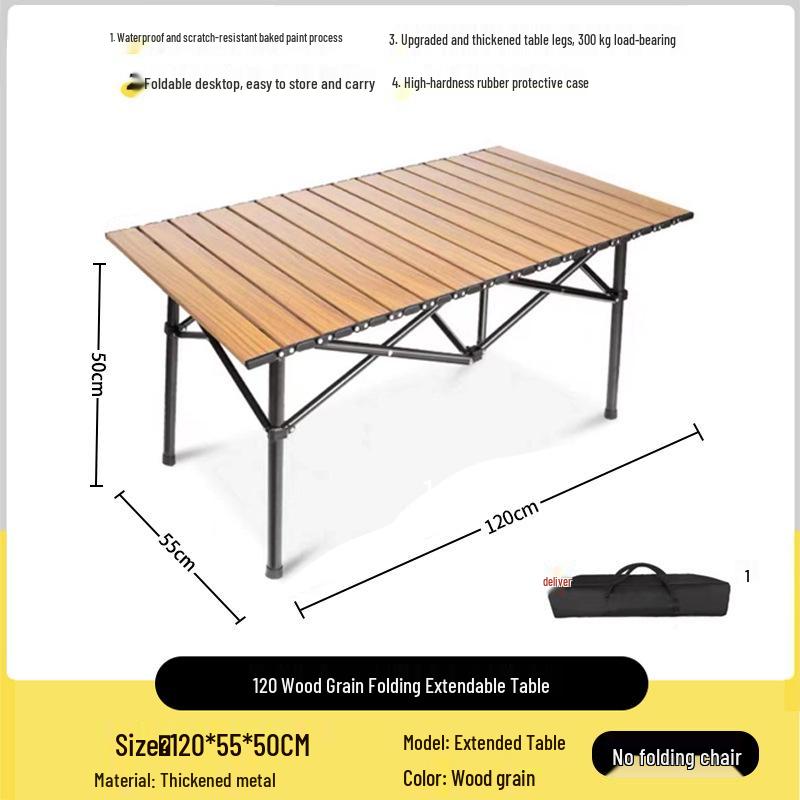Portable Outdoor Folding Table & Chair Set: Lightweight, Multi-purpose for Camping, Picnics & More