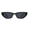 Cross-Border Narrow Model Cat-Eye Sunglasses for Men and Women Trendy Street Style Lh275
