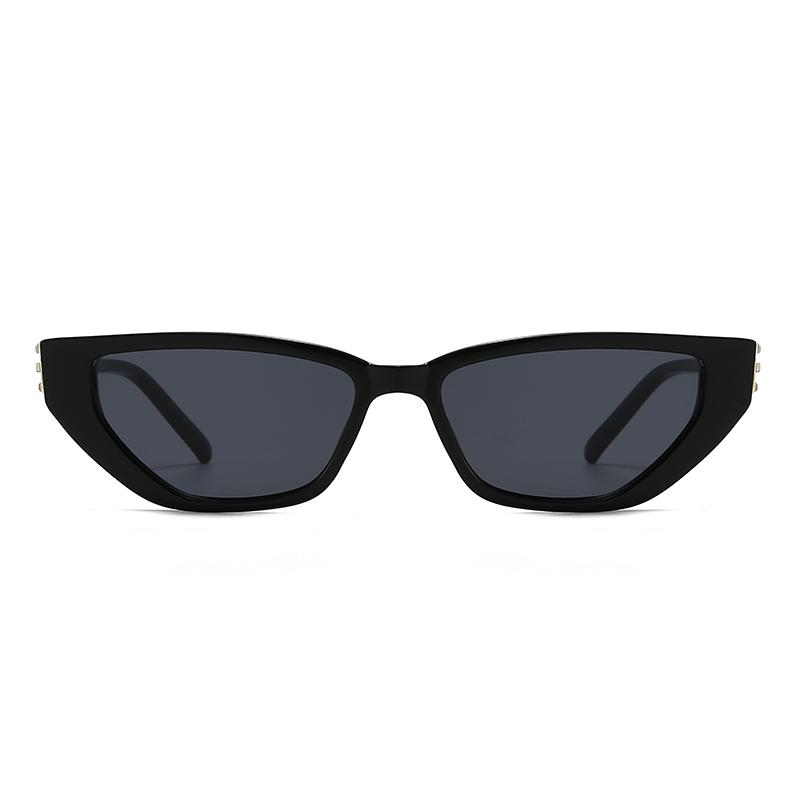 Cross-Border Narrow Model Cat-Eye Sunglasses for Men and Women Trendy Street Style Lh275