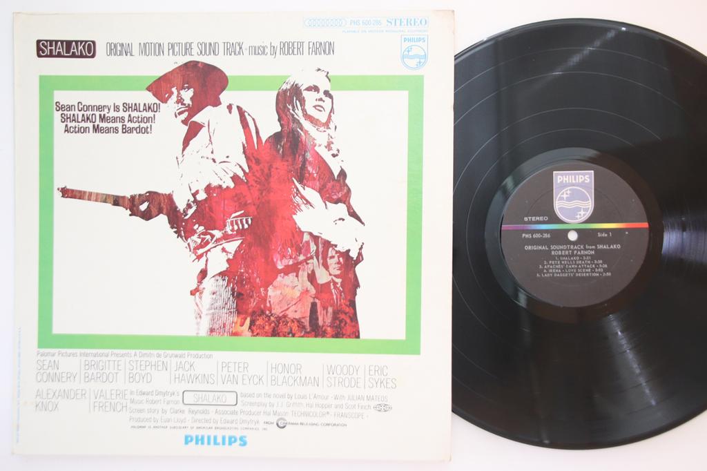 LP Record OST, ROBERT FARNON - Shalako PHS600286 PHILIPS 1968 US Soundtracks & Musicals Used