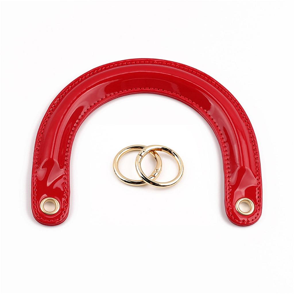 Mâner în formă de U pentru geantă de plajă, geantă împletită, geantă de paie, poșetă de damă DIY, accesorii pentru genți lucrate manual, mânere de schimb pentru geantă de mână