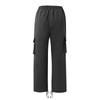 Salopette da uomo Pantaloni multitasche con coulisse Pantaloni casual Pantaloni da trekking Pantaloni in twill di cotone