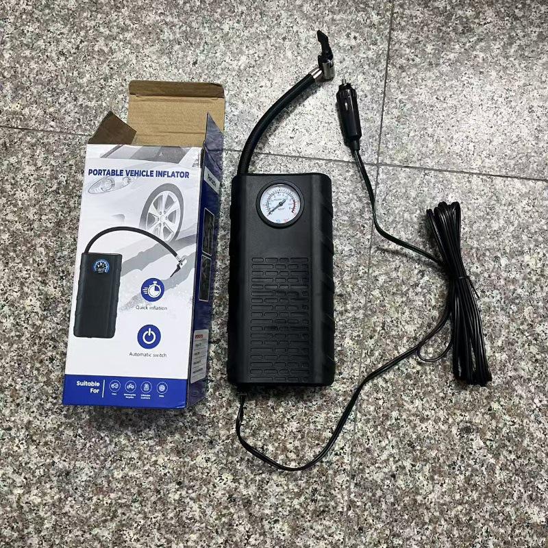Portable High-Power Electric Car Tire Inflator and Multifunctional Air Pump